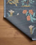 Loloi Rifle Paper Co. Rosa Collection RSA-03 Navy 2'-0" x 5'-0" Accent Rug