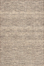 Rugs USA Melrose Handmade, Brown/Ivory, 8', Wool & Cotton Round, Soft and Cozy, High Traffic, Stain Resistant, Easy Clean, Durable Area Rug for Bedroom, Living Room, Dining Space, Den, Foyer, Entryway