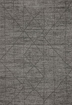 Loloi Kamala Collection KAM-06 Charcoal/Ivory 2'-7" x 10'-0" Runner Rug