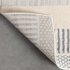 Well Woven Harlow Collection Briar Light Blue - Modern Tribal Minimalist Geometric 8x10 Area Rug - Ideal for Living Room, Dining Room & Bedroom - Durable, Stain Resistant & Easy to Clean