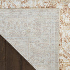Nourison Home Astra Machine Washable Rust 6'7" x 9' Area Rug - Easy Clean, Non Shedding, Bed Room, Living Room, Dining Room, Kitchen (7' x 9')