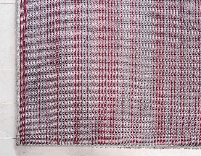 Unique Loom Solo Collection Area Rug - Calabasas (2' 2" x 6' 7" Runner, Gray)