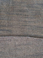 Hand Knotted Loom Wool ECO-Friendly Area Rugs - 8'x8', Round, Light Blue Color, Solid Plain Design, High Pile Handmade Anti Skid Area Rugs for Living Room, Bed Room (L00111)