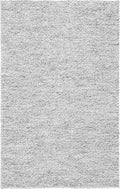 SAFAVIEH Natura Collection Accent Rug - 2'3" x 4', Light Grey & Ivory, Handmade Wool Blend, Textured Design, Ideal for Hallway, Bedroom, Foyer (NAT620G)
