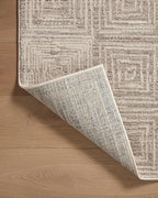 Loloi Darby Collection DAR-05 Beige/Grey 6'-7" x 9'-3" Area Rug