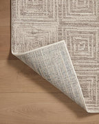 Loloi Darby Collection DAR-05 Beige/Grey 2'-7" x 12'-0" Runner Rug