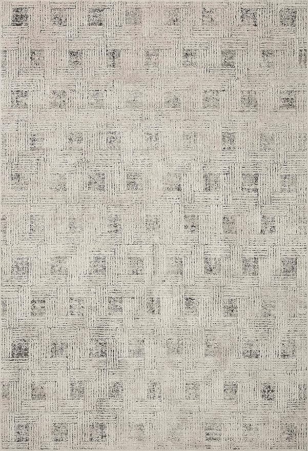 Loloi Kamala Collection KAM-01 Grey/Graphite 2'-7" x 12'-0" Runner Rug