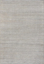 Nuloom Elfriede Handmade, Grey/Ivory, 2'6" x 6', Jute & Cotton, Textured and Earthy, High Traffic, Stain Resistant, Easy Clean, Durable Area Rug for Bedroom, Living Room, Dining, Entryway