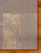 Unique Loom Barista Collection Area Rug - Kouillou (2' 2" x 6' 1" Runner, Multi/ Brown)