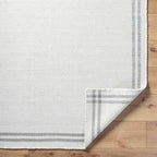 Mark&Day Wool Rugs, 5x7 Janmichael Cottage Light Silver/Charcoal Area Rug, Silver Grey Carpet for Living Room, Bedroom or Kitchen (5' x 7'6")