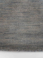 Hand Knotted Loom Wool ECO-Friendly Area Rugs - 8'x8', Round, Light Blue Color, Solid Plain Design, High Pile Handmade Anti Skid Area Rugs for Living Room, Bed Room (L00111)