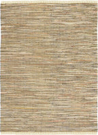 SAFAVIEH Rag Rug Collection X-Large Area Rug - 11' x 15', Yellow & Multi, Handmade Boho Stripe Cotton, Ideal for High Traffic Areas in Living Room, Bedroom (RAR121H)