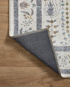 Loloi Rifle Paper Co. Maison Collection MAO-05 Wisteria Cream 2'-6" x 12'-0", .19" Pile Height, Runner Rug