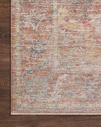Loloi Magnolia Home by Joanna Gaines Millie Collection MIE-04 Sunset/Multi 5'-3" x 7'-6", .25" Pile Height, Area Rug