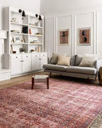 Loloi Loren Collection LQ-05 Eggplant/Crimson 2'-3" x 3'-9" Accent Rug