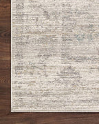 Loloi Magnolia Home by Joanna Gaines Millie Collection MIE-01 Silver/Dove 2'-7" x 14', .25" Pile Height, Runner Rug