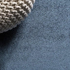 JONATHAN Y Haze Solid Low-Pile Navy Indoor Area Rug 4x6, Coastal,Bohemian,Minimalist,Classic, Easy-Cleaning for Living Room,Bedroom,Kitchen,Pet Friendly,Non-Shedding (SEU100C-4)