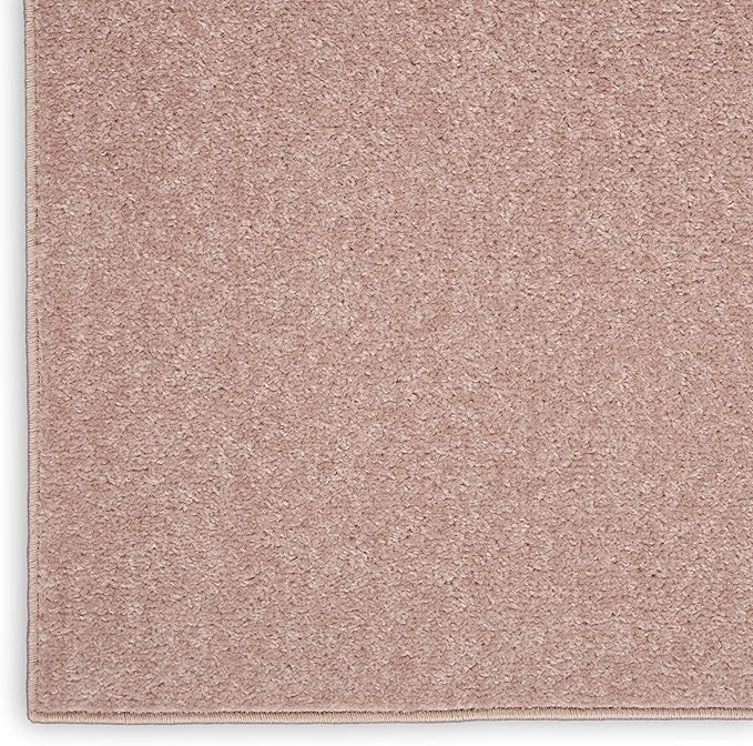 Nourison Home Nourison Essentials Pink 10' x 14' Area Rug - Easy Clean, Non Shedding, Bed Room, Living Room, Dining Room, Kitchen (10' x 14')