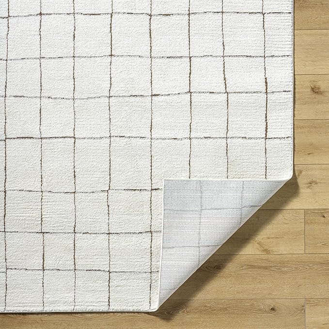 Livabliss x Our PNW Home Cascade Minimalist Area Rug, 2'7" x 7'3", Ivory
