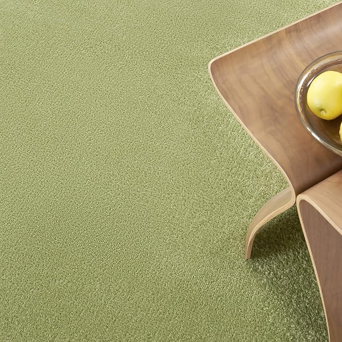 Nourison Home Nourison Essentials Green 5' x Square Area Rug - Easy Clean, Non Shedding, Bed Room, Living Room, Dining Room, Kitchen (5' x Square)