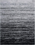 SAFAVIEH Area Rug 10x14 - Adirondack Collection - Large - Silver & Black, Modern Ombre Design, Non Shedding & Easy to Clean, Ideal for Living Room, Bedroom, Office, Dining Space (ADR113A)
