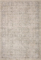 Loloi Amber Lewis Alie Collection ALE-03 Taupe/Dove 7'-10'' x 7'-10'', .13'' Pile Height, Round Area Rug
