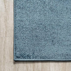 JONATHAN Y Haze Solid Low-Pile Turquoise Indoor Area Rug 12x15, Coastal,Bohemian,Minimalist,Classic, Easy-Cleaning for Living Room,Bedroom,Kitchen,Pet Friendly,Non-Shedding (SEU100H-15)
