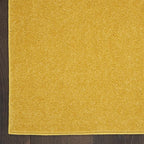 Nourison Home Nourison Essentials Yellow 2'2" x 16' Area Rug - Easy Clean, Non Shedding, Bed Room, Living Room, Dining Room, Kitchen (16' Runner)