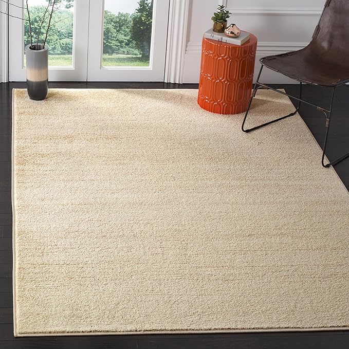 SAFAVIEH Area Rug 6x9 - Adirondack Collection - Champagne & Cream, Modern Ombre Design, Non Shedding & Easy to Clean, Ideal for Living Room, Bedroom, Office, Dining Space (ADR113W)