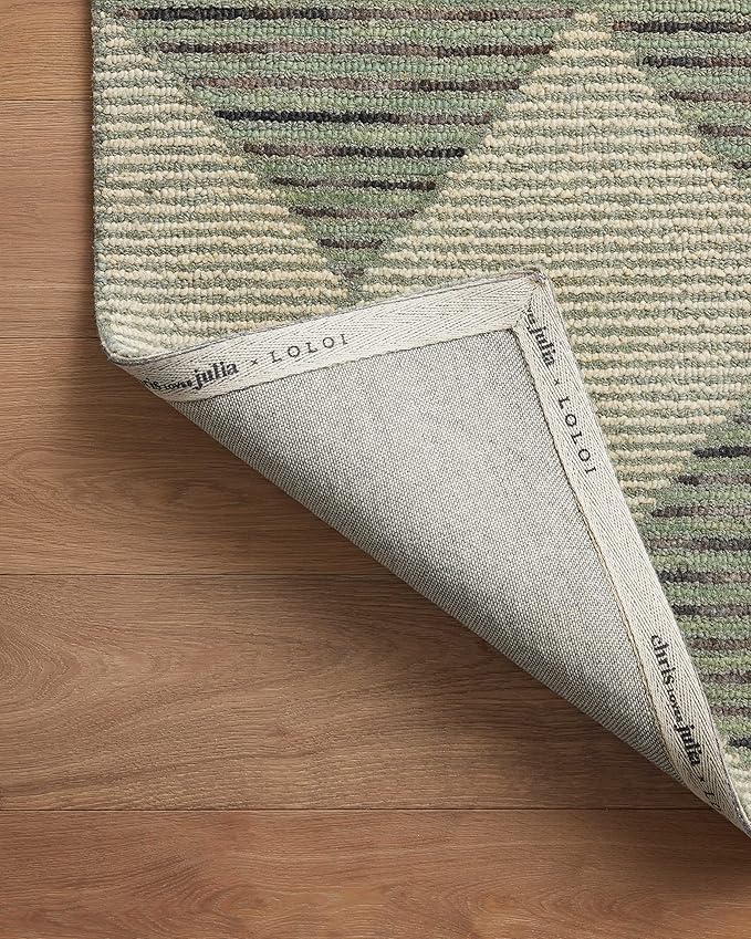 Loloi Chris Loves Julia Francis Collection FRA-01 Spa/Granite 5'-0" x 7'-6" Area Rug