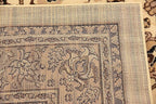 Unique Loom Sialk Hill Collection Area Rug - Washington (8' Square Ivory/Black)