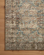 Loloi Amber Lewis Morgan Collection MOG-04 Sea/Sage 9'-6" x 13'-6" 38" Thick Area Rug feat. CloudPile, Neutral, Room Décor, Vintage Inspired, Livingroom, Bedroom, Dining Area