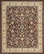 Unique Loom Sialk Hill Collection Area Rug - Washington (7' 10" x 10' Rectangle Brown/Black)