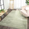 Eyely UES100O-5 Supersoft Haze Solid Low-Pile Indoor Area Rug Casual;Contemporary;Solid;Traditional, Bedroom, Kitchen, Living Room, Easy-Cleaning, Non-Shedding, 5 X 8, Green