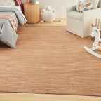 Nourison Home Nourison Essentials Rust 6' x 9' Area Rug - Easy Clean, Non Shedding, Bed Room, Living Room, Dining Room, Kitchen (6' x 9')