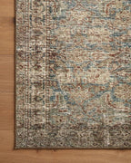 Loloi Amber Lewis Morgan Collection MOG-04 Sea/Sage 8'-3" x 11'-3" 38" Thick Area Rug feat. CloudPile, Neutral, Room Décor, Vintage Inspired, Livingroom, Bedroom, Dining Area