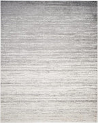 SAFAVIEH Area Rug 9x12 - Adirondack Collection - Large - Ivory & Silver, Modern Ombre Design, Non Shedding & Easy to Clean, Ideal for Living Room, Bedroom, Office, Dining Space (ADR113B)
