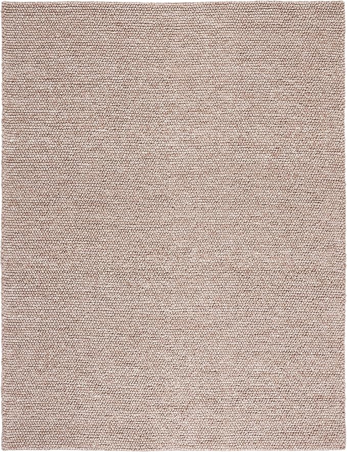 SAFAVIEH Area Rug 9x12 - Natura Collection - Large - Handmade Wool Blend, Textured Design, Ideal for Living Room, Bedroom, Dining Space (NAT620T)