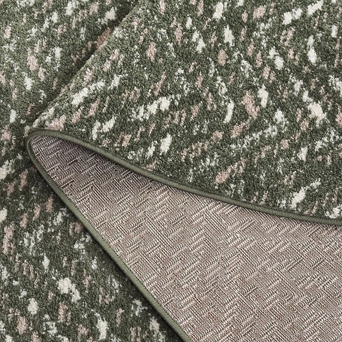SAFAVIEH Adirondack Collection Area Rug - 3' x 5', Dark Green & Ivory, Chevron Design, Non-Shedding & Easy Care, Ideal for High Traffic Areas in Living Room, Bedroom, Dining (ADR104Y-3)