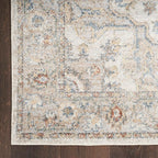 Nourison Home Astra Machine Washable Grey Multicolor 9' x 12' Area Rug - Easy Clean, Non Shedding, Bed Room, Living Room, Dining Room, Kitchen (9' x 12')