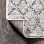 JONATHAN Y Boho Vintage Diamond Cream/Gray Indoor Area Rug 3X5 ft, Moroccan Hype for Living Room, Bedroom, Kitchen, Office, Easy-Cleaning, High Traffic, Pet-Friendly, Non-Shedding (MOH101B-3)