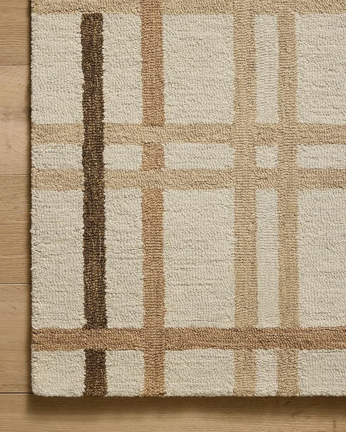 Loloi Magnolia Home by Joanna Gaines Waylon Collection WAY-01 Natural/Bark 3'-6" x 5'-6" Accent Rug