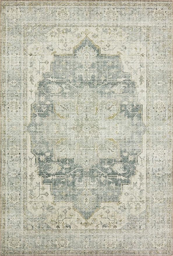 Loloi II Skye Collection SKY-12 Charcoal/Dove 7'-6" x 9'-6" Area Rug