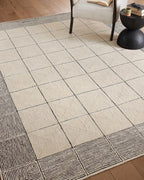 Loloi Chris Loves Julia Francis Collection FRA-02 Cream/Black 2'-3" x 3'-9" Accent Rug