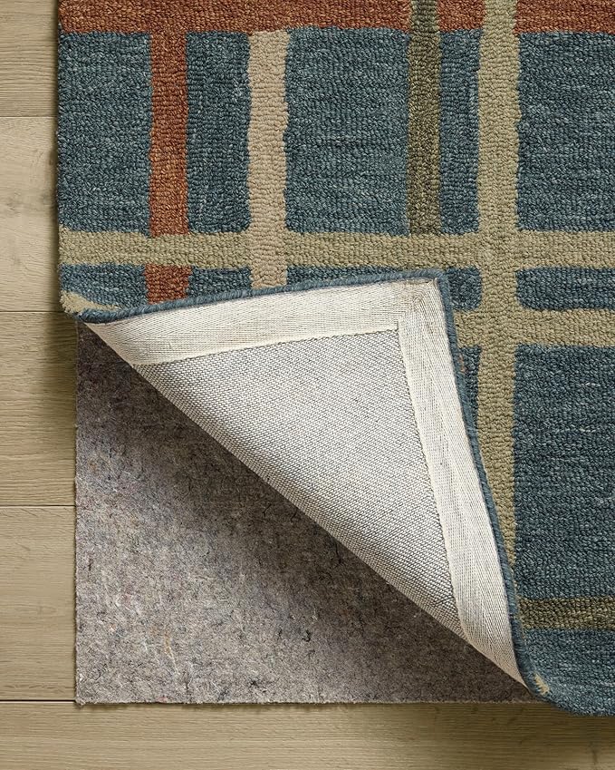 Loloi Magnolia Home by Joanna Gaines Waylon Collection WAY-01 Denim/Multi 2'-6" x 9'-9" Runner Rug