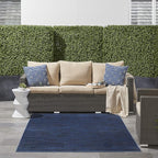 Nourison Home Nourison Essentials Midnight Blue 6' x 9' Area Rug - Easy Clean, Non Shedding, Bed Room, Living Room, Dining Room, Kitchen (6' x 9')