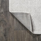 JONATHAN Y Haze Solid Low-Pile Ivory Indoor Area Rug 3x5, Coastal,Bohemian,Minimalist,Classic, Easy-Cleaning for Living Room,Bedroom,Kitchen,Pet Friendly,Non-Shedding (SEU100D-3)