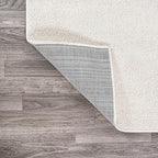 JONATHAN Y Haze Solid Low-Pile Cream Indoor Area Rug 10x14, Coastal,Bohemian,Minimalist,Classic, Easy-Cleaning for Living Room,Bedroom,Kitchen,Pet Friendly,Non-Shedding (SEU100T-14)