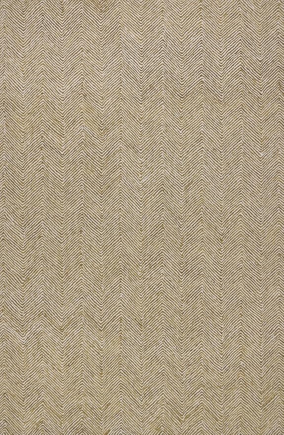 Modern Herringbone Chevron Collection Handmade Wool Area Rug - Durable for High Traffic, Contemporary Design for Living Room, Bedroom, Dining Room Decor (CHV-L, 2' x 3')