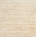 SAFAVIEH Adirondack Collection Area Rug - 6' Square, Champagne & Cream, Modern Ombre Design, Non Shedding & Easy to Clean, Ideal for Living Room, Bedroom, Office, Dining Space (ADR113W)